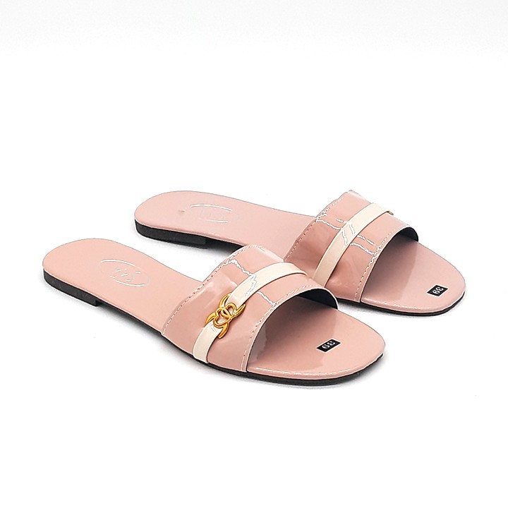 Dép lê bệt nữ quai ngang hoạ tiết khoá tim thời trang VYS TA6461 (Nhiều màu)