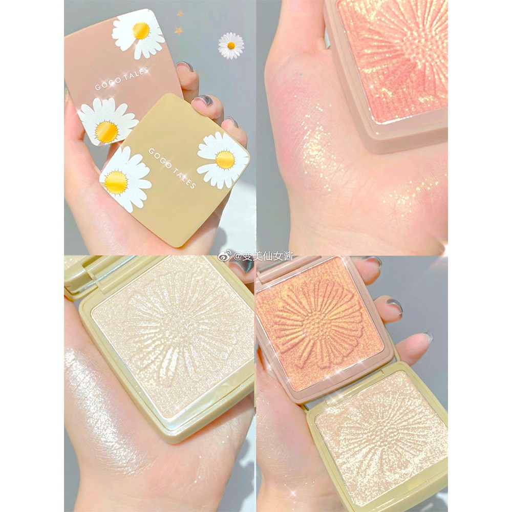 Phấn Bắt Sáng Highlight Tạo Khối GOGOTALES GT182 Phiên Bản Cúc Họa Mi Xinh Xắn [ GOGO TALES ] | BigBuy360 - bigbuy360.vn