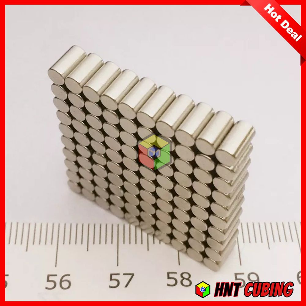 10 viên nam châm mod MagCore cho Rubik lực hút N50 N52 Các Loại Size 3x2 3x4 3x6 4x2