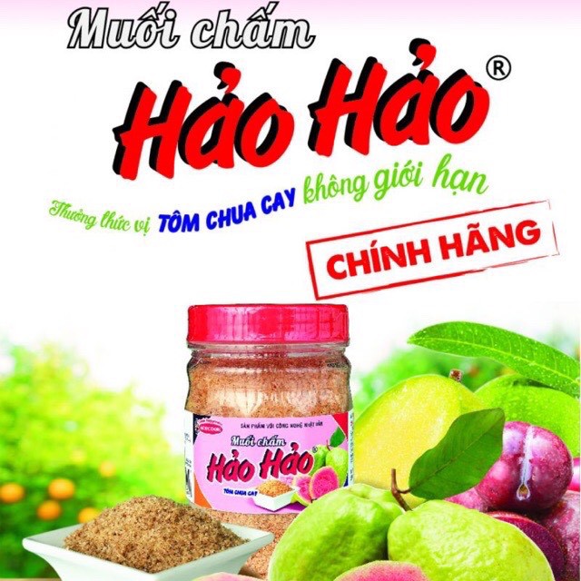 [hàng chính hãng] MUỐI CHẤM HẢO HẢO TÔM CHUA CAY [ có sẵn] | BigBuy360 - bigbuy360.vn