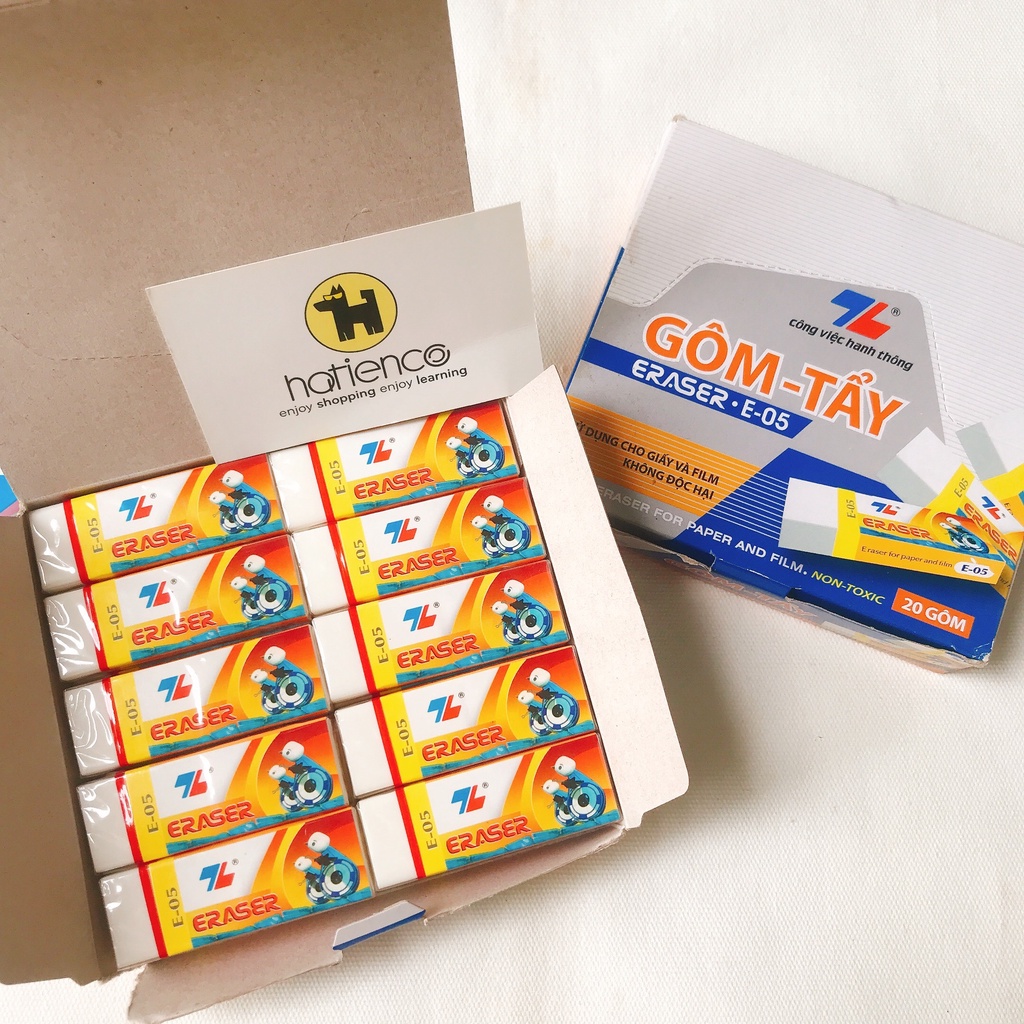 Gôm học sinh, đồ tẩy bút chì Thiên Long