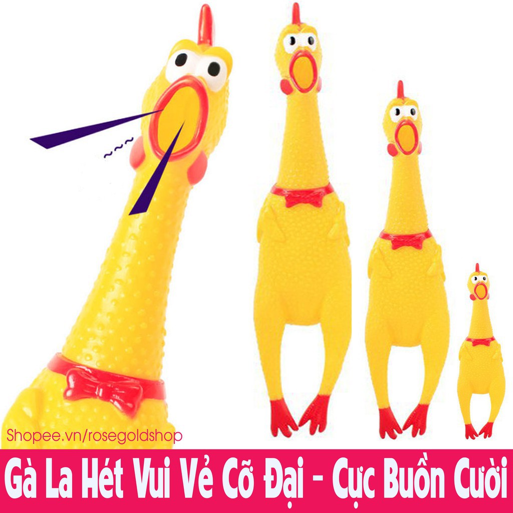 Con Gà La Hét Vui Vẻ Cỡ Đại (Gà A Lử - Shrilling Chicken, có video cực vui) [Thanh Mai Shop]