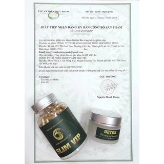 DETOX SLIM VIP (30 VIÊN) TỐI