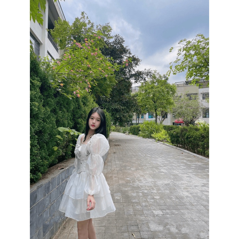 Sale Lớn 50% Mẫu Đầm Lụa Xước Cực Bồng Bềnh Chuẩn Hàng Quảng Châu UP