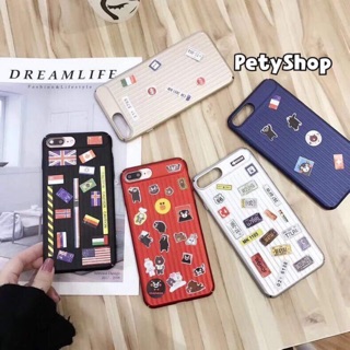 Ốp full vali sticker dán iphone X