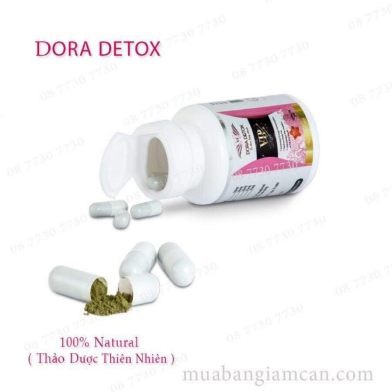 DORA DETOX GIẢM CÂN ĐẸP DA GIẢM 3-7KG