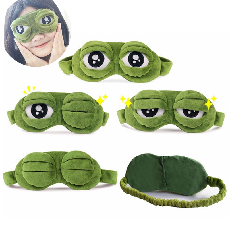 Mặt nạ che mắt có hình con mắt cá sấu 3D kiểu dáng dễ thương