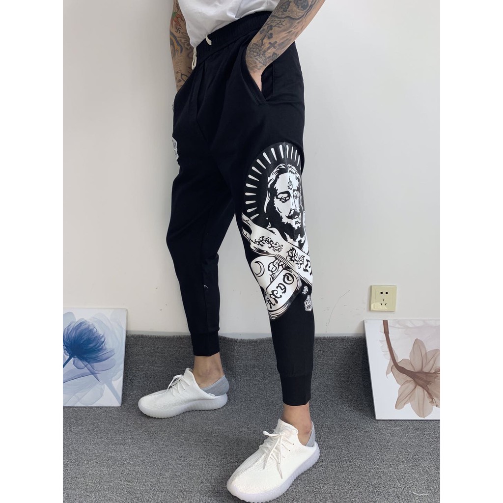Quần jogger chất liệu vải thun da cá thể thao họa tiết hot trend full size xả kho toàn quốc | BigBuy360 - bigbuy360.vn