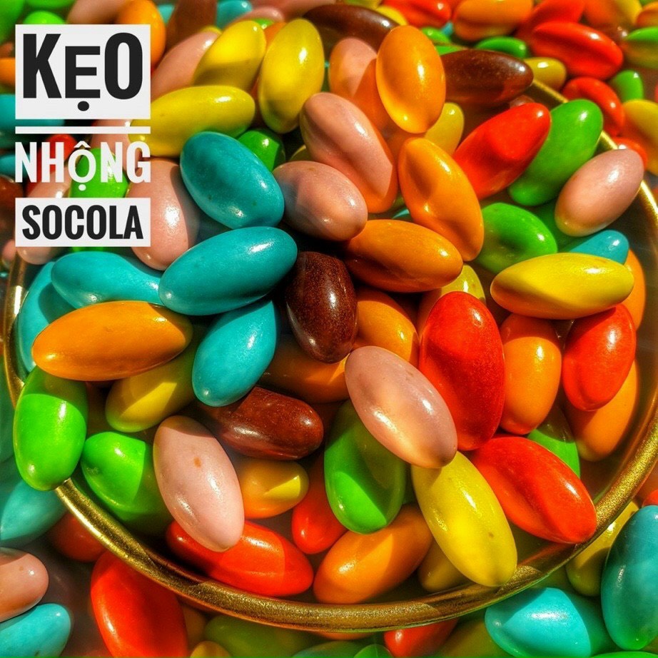 KẸO NHỘNG SOCOLA 7 MÀU[FREE SHIP] TỪ ĐƠN 50K, [Loại Đặc Biệt] Hàng ngon nhà làm