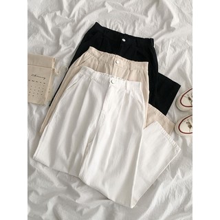 Quần baggy kaki cạp chun ulzzang