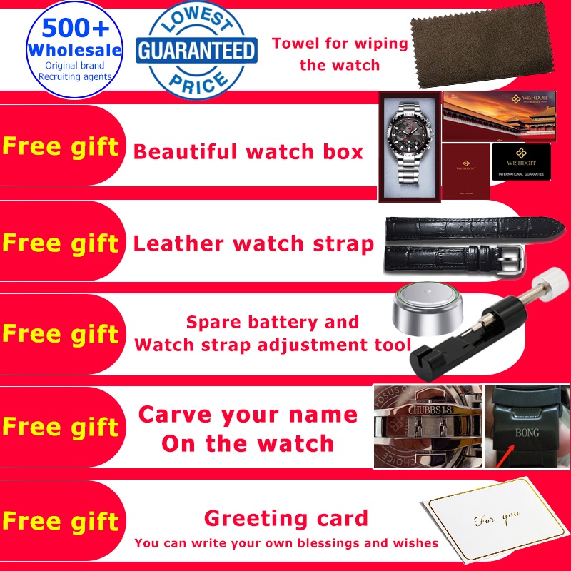 Đồng Hồ Đeo Tay Thể Thao Đa Năng WISHDOIT Bằng Thép Không Gỉ Thời Trang Sành Điệu Cho Nam | BigBuy360 - bigbuy360.vn