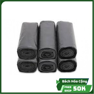 Combo 03 Túi Rác Tự Phân Hủy MÀU ĐEN - 3 Cuộn/1kg - Được Chọn Size