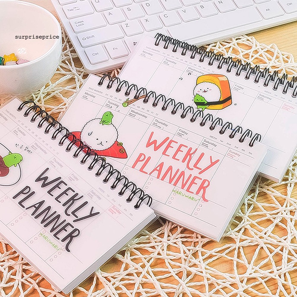 Sổ tay lên kế hoạch trong tuần xinh xắn