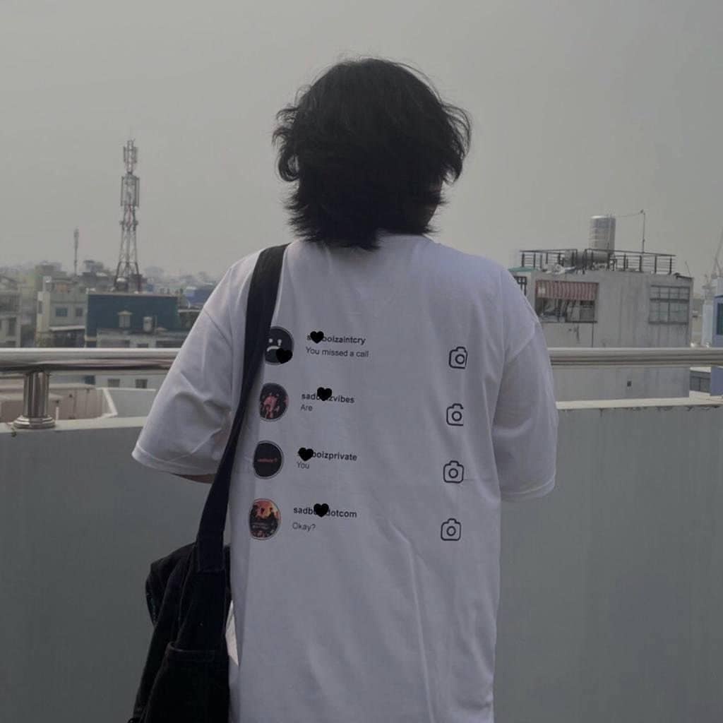 Áo thun nam nữ sad boiz sadtagram, Áo thun tay lỡ form rộng Sadboiz Sadtagram chất cotton co dãn thêu logo mặt mếu.