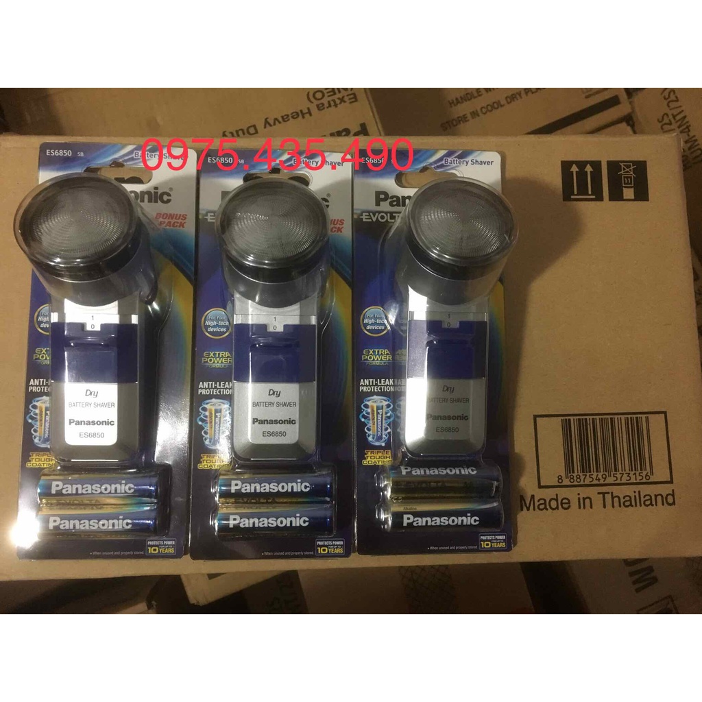 [TẶNG PIN] Máy cạo râu chính hãng Panasonic ES6850 xuất xứ Thái Lan ( 7 ngày đổi trả)