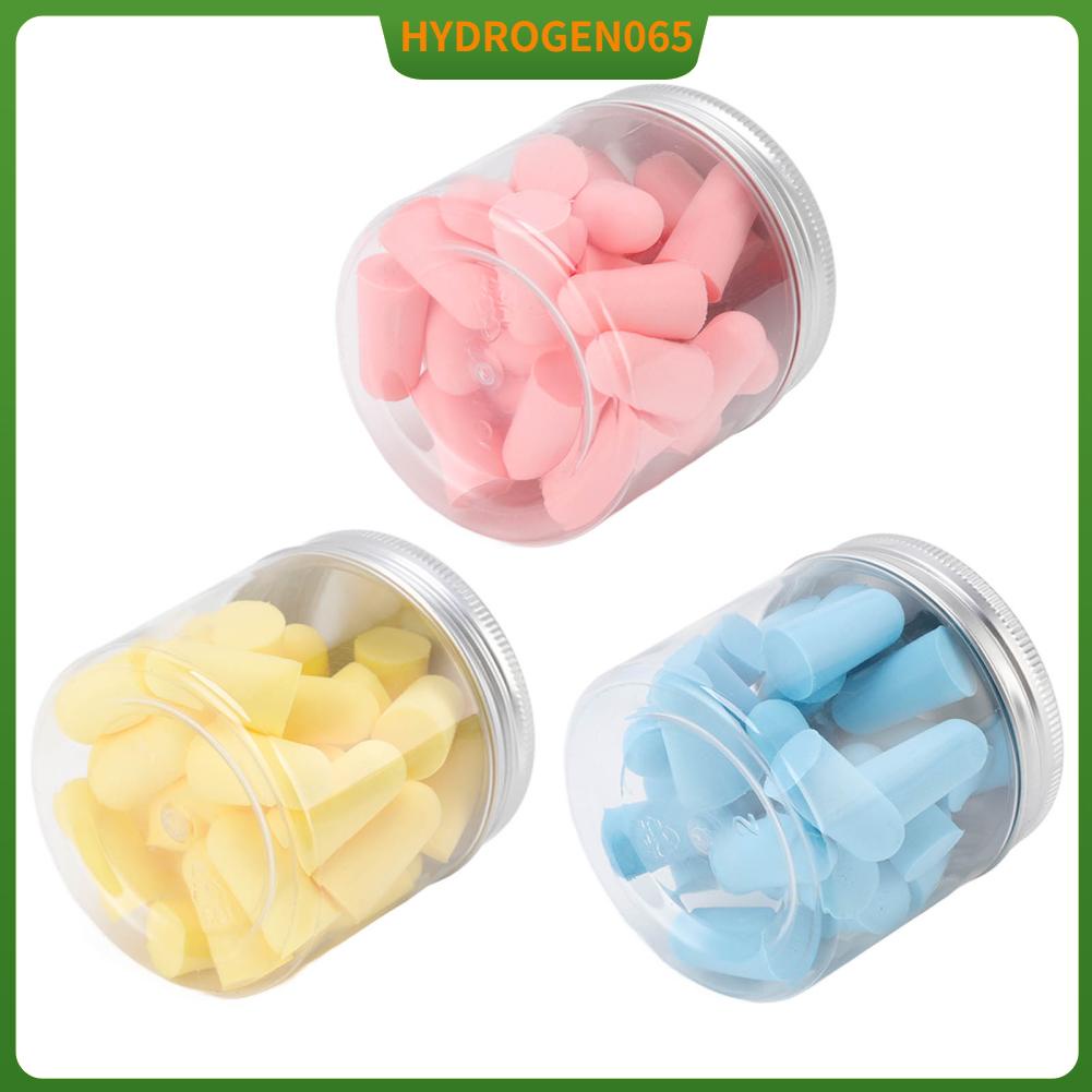 30 cái Bịt tai khi ngủ chống ồn Siêu mềm Bọt biển phục hồi chậm Tiếng Nút bịt cho giấc học tập làm việc Hydrogen065