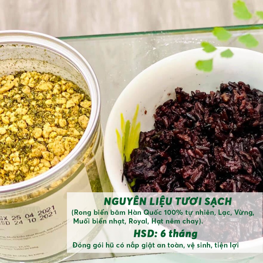 Muối Vừng Rong Biển Sako Foods hộp 200g, Muối Vừng Thượng Hạng Thơm Ngon Dinh Dưỡng - Nuti Vegan | BigBuy360 - bigbuy360.vn