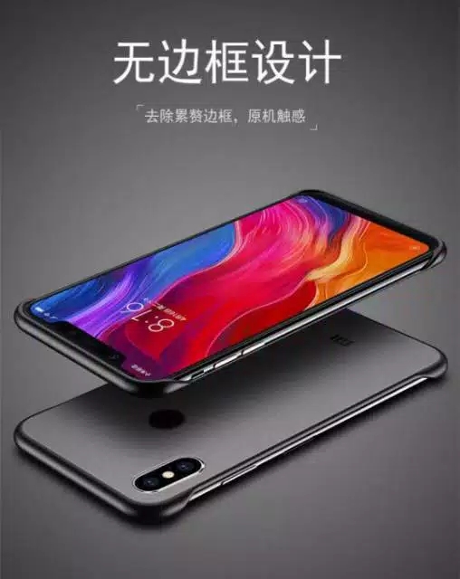 Ốp điện thoại cứng trong suốt mặt nhám không viền dọc kèm dây móc xỏ ngón cho Xiaomi REDMI NOTE 5 NOTE 5 PRO NOTE 3/3 PRO