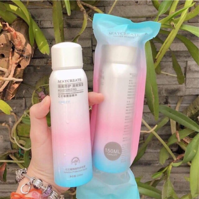 XỊT MAKEUP NÂNG TONE CHỐNG NẮNG MAYCREATE