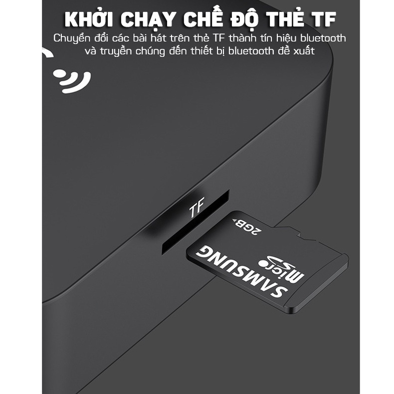 Thiết Bị Thu Phát Âm Thanh Không Dây BT 5.0 Thẻ TF AUX RCA Bluetooth A10 HOMESTORE