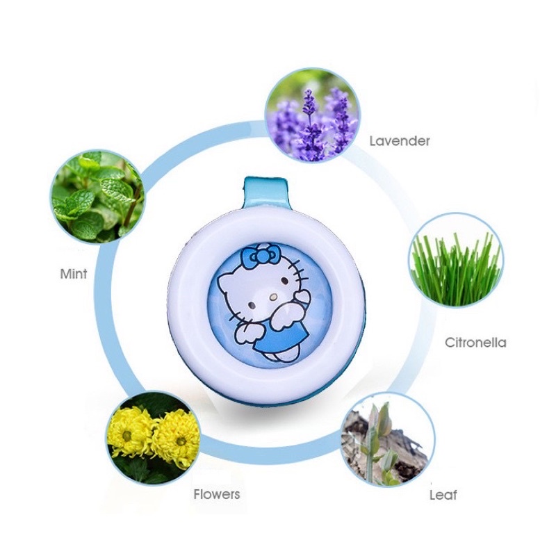 Kẹp chống muỗi cho bé Bikit Guard Hàn Quốc  - chiết xuất 100% tinh dầu chanh sả tự nhiên