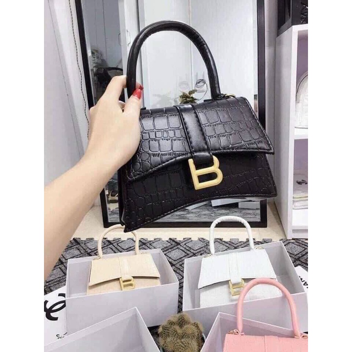 Túi xách nữ đẹp giá rẻ đeo chéo đeo vai khóa chữ B Superbag668 345