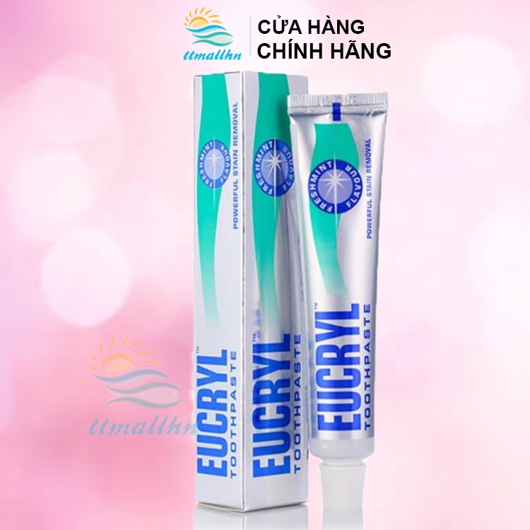 Kem Đánh Răng Làm Trắng Răng Hương Bạc Hà EUCRYL Tooth Paste Freshmint 50g