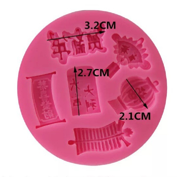 Khuôn silicon 4D Trung thu Mã SG2308