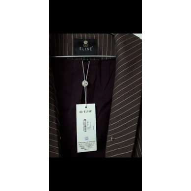 Vest kẻ lửng size S - Elise - new tag