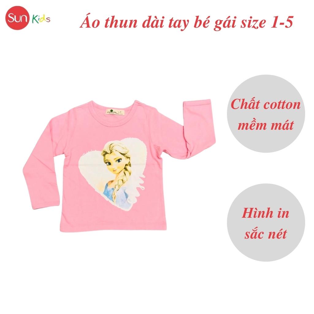 Áo dài cho bé gái, áo thu đông bé gái, áo thu đông cho bé, size 1-5 tuổi - SUNKIDS