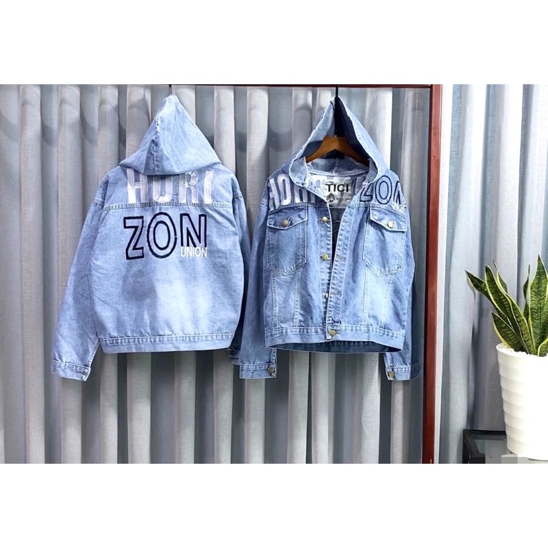 [THỜI TRANG HÈ] Áo Khoác Nữ Jean AIORI Áo Khoác Jeans Cao Cấp Có Nón Form Rộng Freesize Mẫu Thiết Kế Mới Đẹp