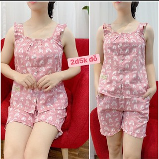 Bộ 2 dây chất vải thô hàn mát mềm, đủ size cho các nàng lựa chọn
