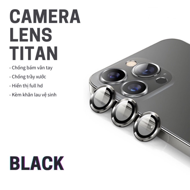 Bảo vệ camera iphone màu giống máy nguyên bản bộ gồm 3 mắt 14 / 13 / 12 / 11 / X / Xs / Pro / Max / [BO3MAT-TRON]