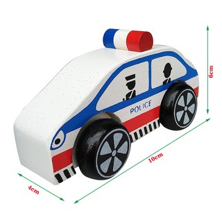 Xe cảnh sát bằng gỗ 69282