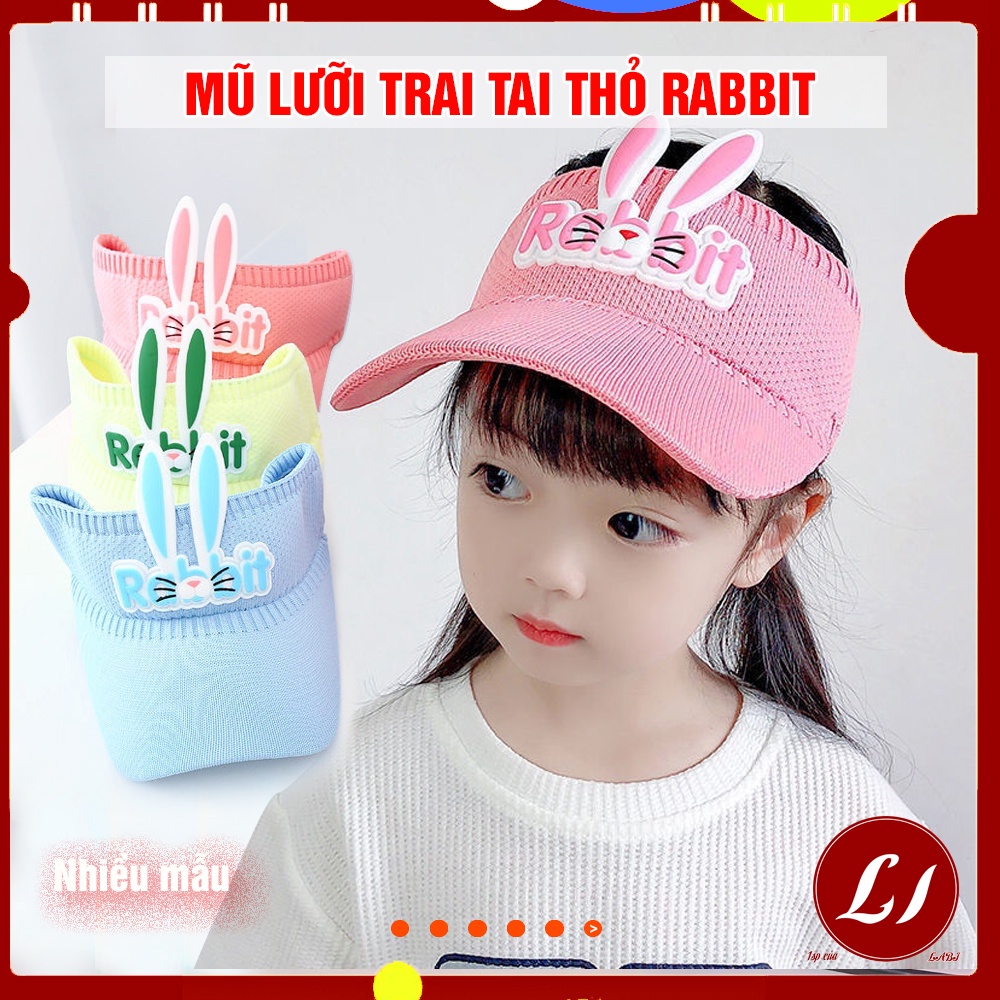 Mũ lưỡi trai tai thỏ Rabbit dễ thương cho bé ( 3 - 8 tuổi)