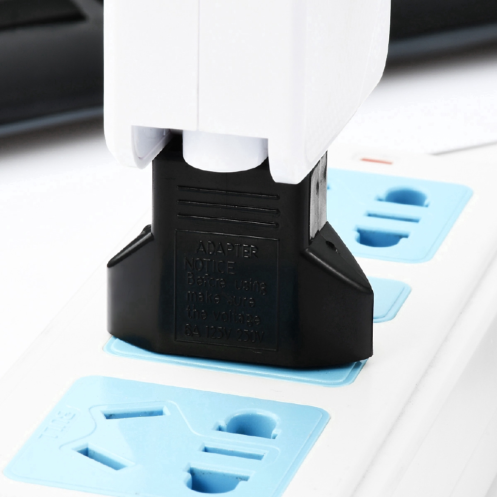 Phích cắm sạc chuyển đổi chuẩn US qua EU tiện dụng cho du lịch
