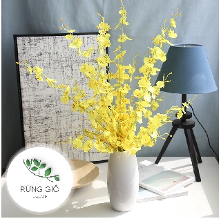 Hoa Lan Vũ Nữ Dài 100cm- Hoa giả giống thật - 1 Cành 5 Nhánh