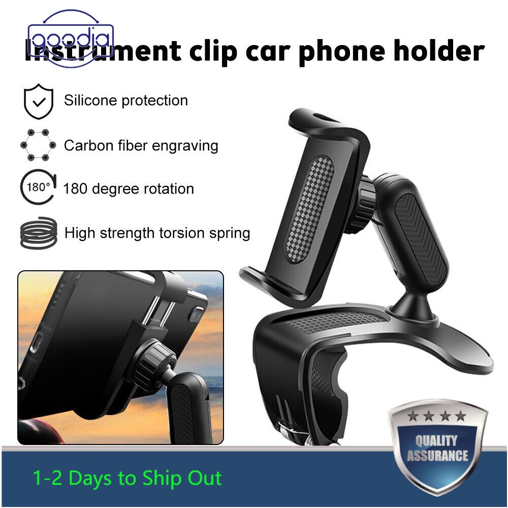 &lt; Đang Bán Hàng &gt; Giá Đỡ Điện Thoại Di Động Có Gương Chiếu Hậu HUD Kẹp Gắn Bảng Điều Khiển Xe Hơi