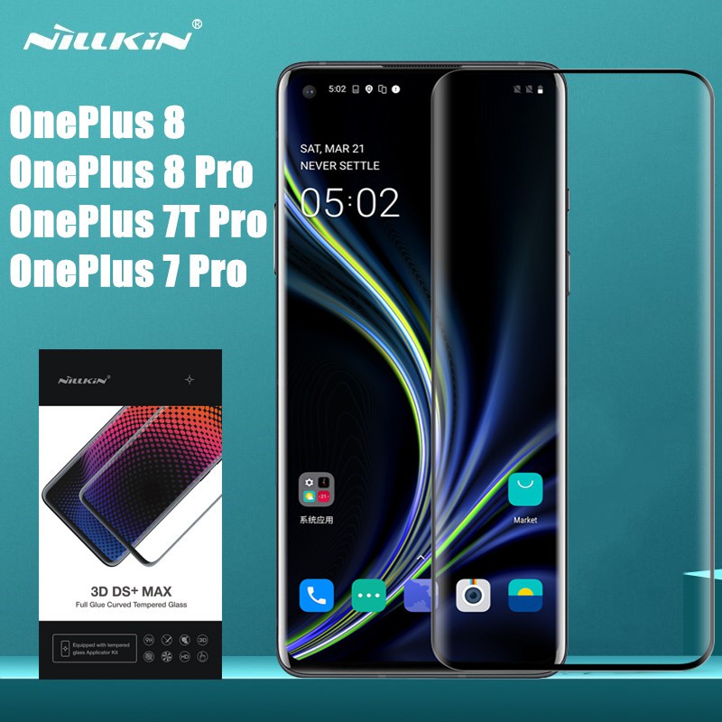 Kính cường lực full màn hình Nillkin 3D DS+ Max cho OnePlus 8 7T 7 Pro 1+8 1+7T 1+7 Pro