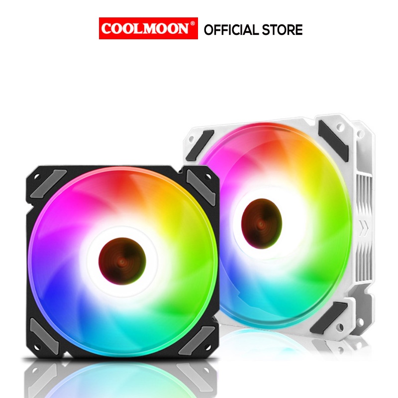 Quạt Tản Nhiệt, Fan Led RGB Coolmoon X1 - Đồng Bộ Hub