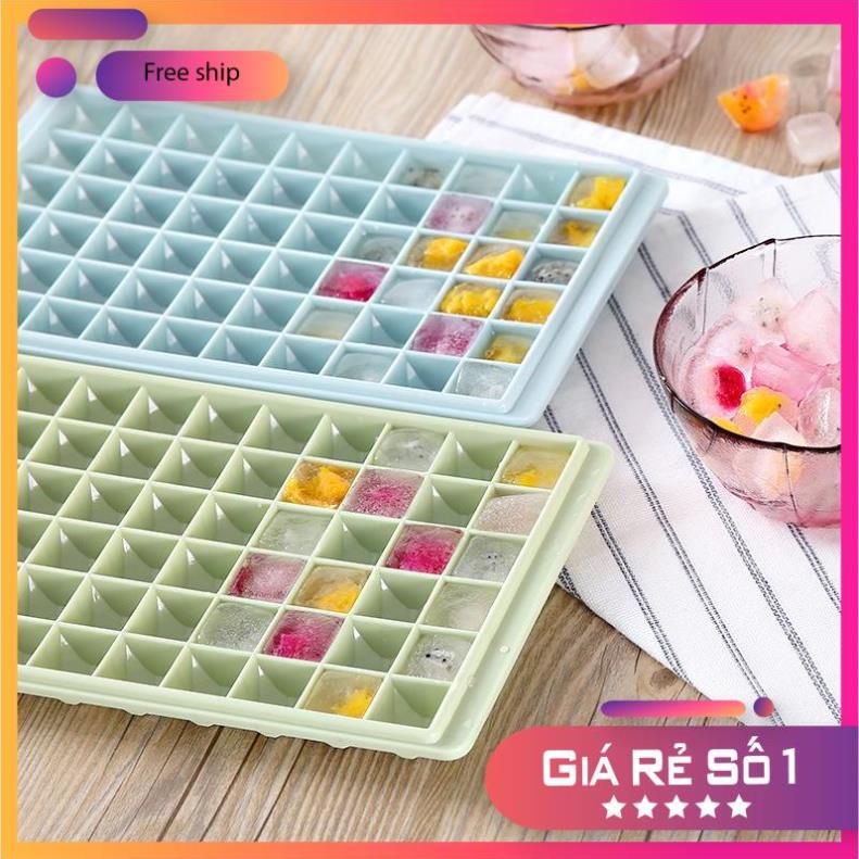 Khay Làm Đá, Thạch Rau Câu 60/96 Viên Hình Kim Cương Nhỏ Từ Nhựa Pvc Cao Cấp Bền Đẹp
