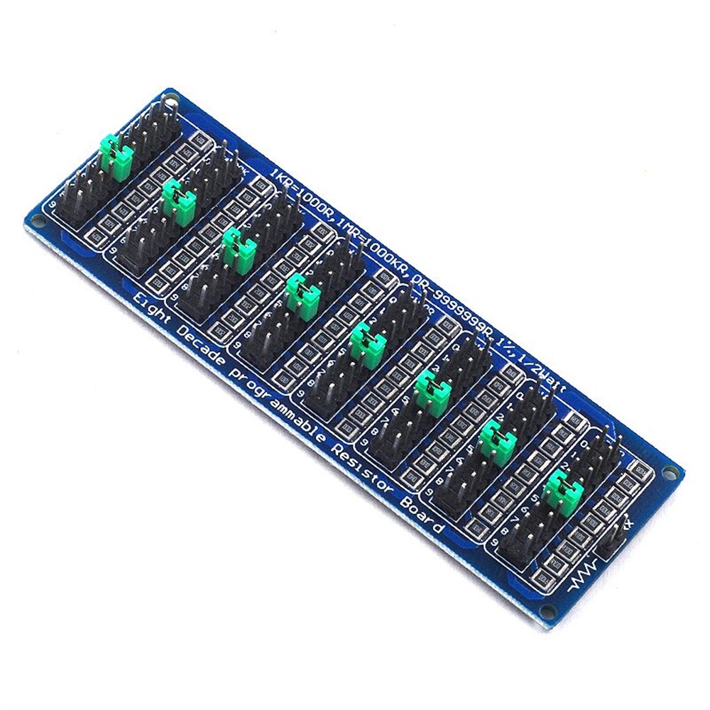 DIYMORE Bảng mạch điện trở 8 phần 0.1R / 1R - 9999999 tiện dụng