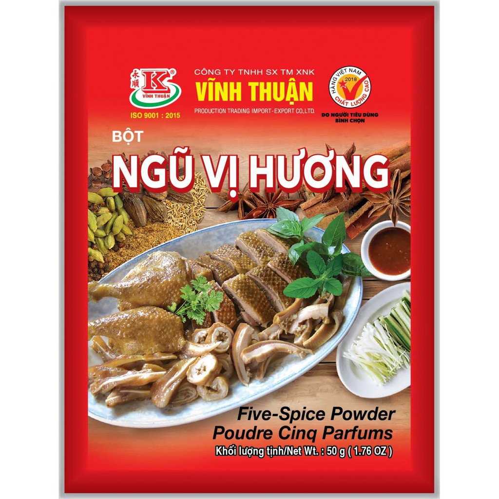 Bột Ngũ Vị Hương Vĩnh Thuận. 10g