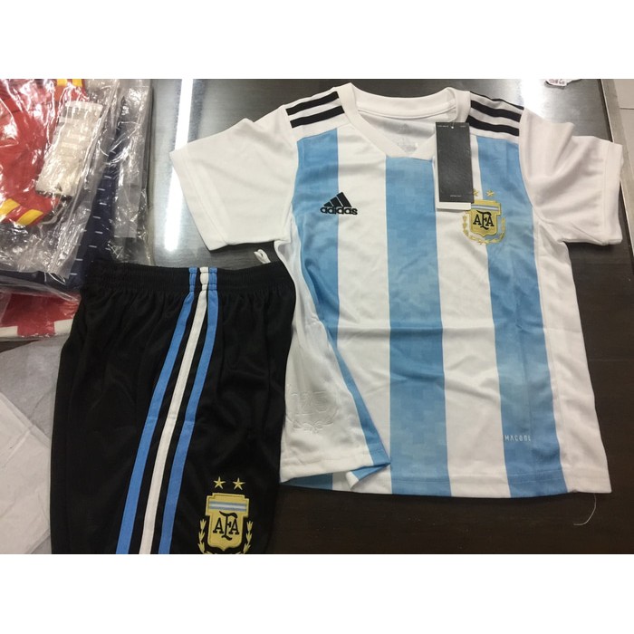 Áo Thun Đá Banh Đội Tuyển Argentina World Cup 2018 Grade Ori 20-100 -