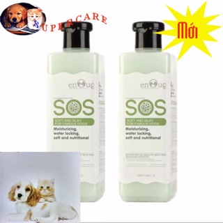 Sữa Tắm Sos Chuyên Dưỡng Da Và Làm Mượt Lông (Màu Xanh Ngọc)