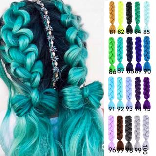 Bím tóc giả WIGSIN bằng sợi tổng hợp cao cấp 60 cm