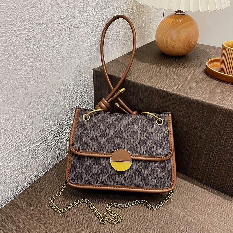 Túi đeo vai hình vuông cỡ nhỏ phong cách retro thời trang mùa thu 2021 cho nữ