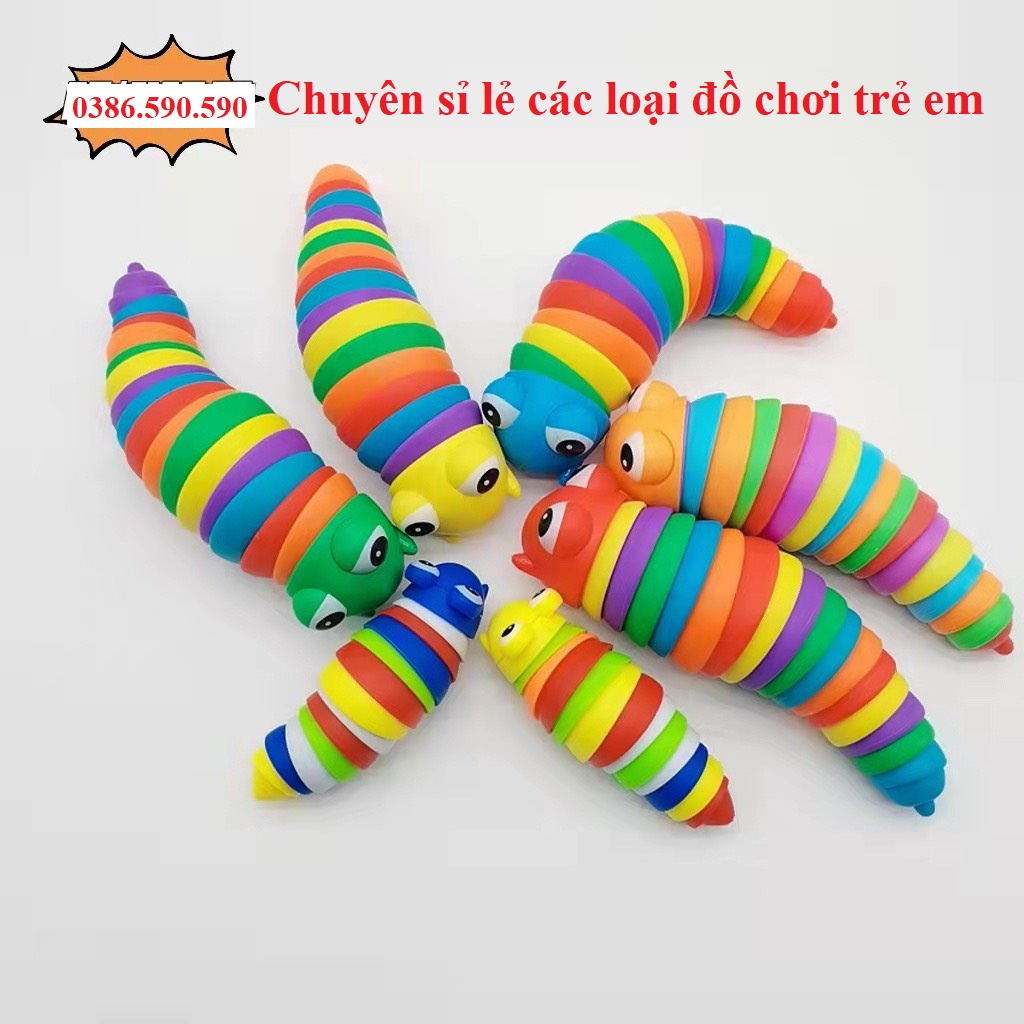 Đồ chơi ốc sên 3D giảm stres , Tôm nhựa ABS, đồ chơi kích thích giác quan trẻ em, giúp giảm căng thẳng