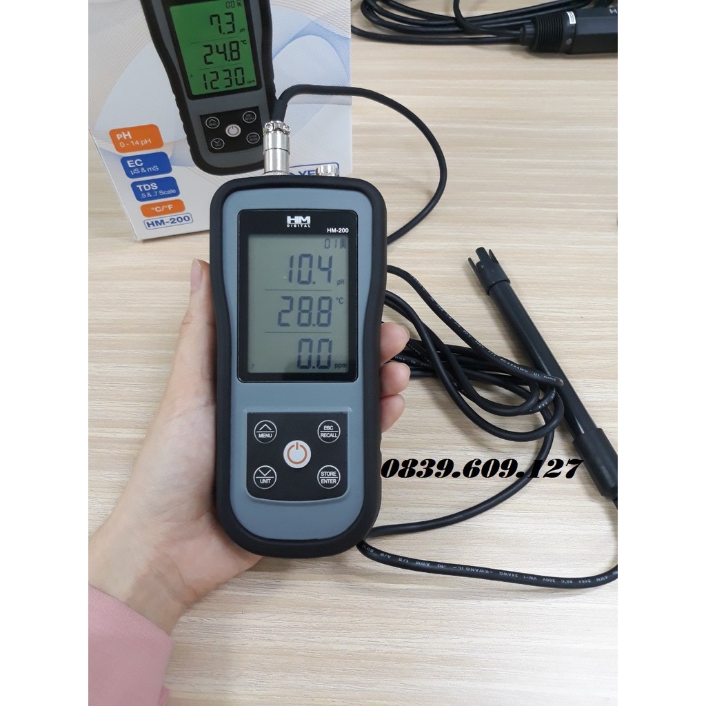 Máy đo PH/EC/TDS Cầm Tay