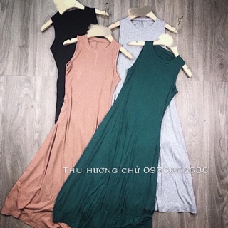 Đầm ba lô thun lạnh hàng Quảng Châu